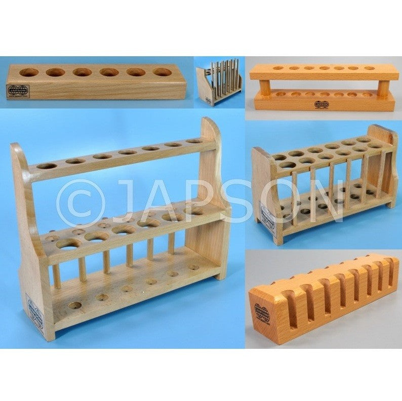 Test Tube Stand and other Laboratory Products of Steamed Beech Test Tube Stand and other Laboratory Products of Steamed Beech